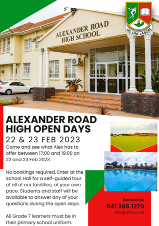 Open Day Flyer