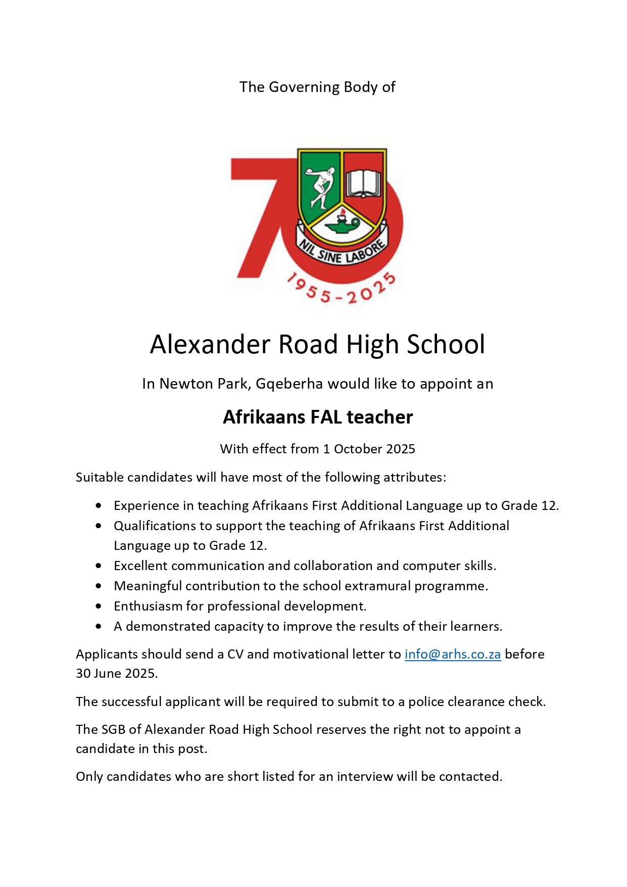 Afrikaans Teacher